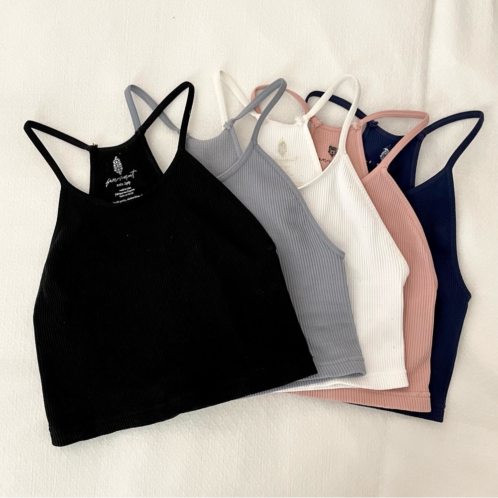 Free People Happiness Runs Crop Tops (5) XS/S